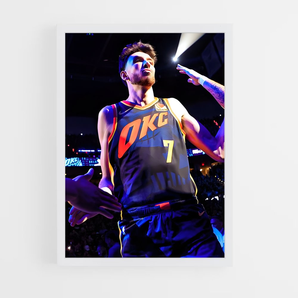 Poster Spotlight sur Chet – affiche Basketball (vue 3)